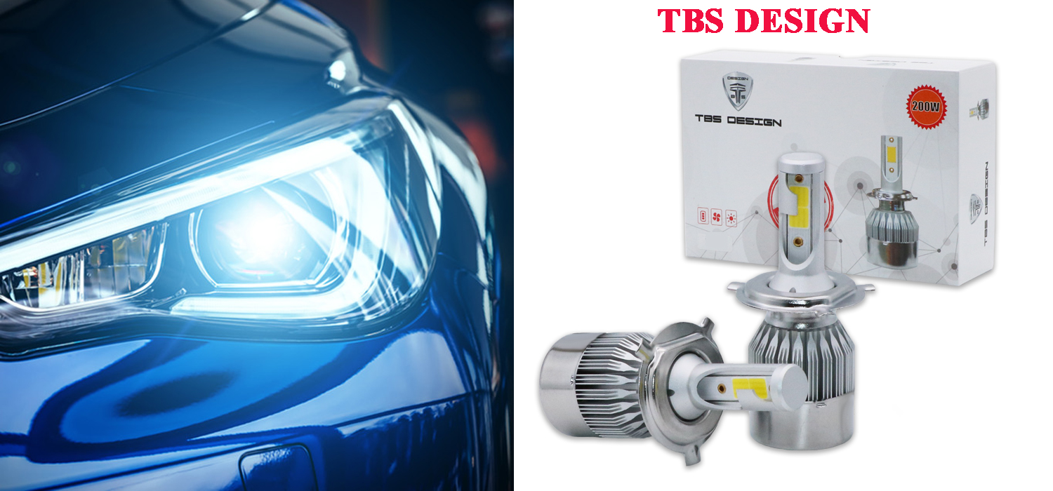 TBS TC6 LED LIGHTS FRO CARS 880 SOCKET 200W 